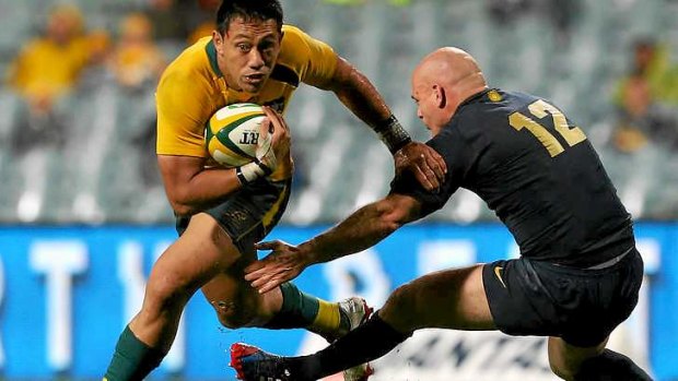 Big mover: Christian Leali'ifano is the best performed Wallabies back according to our panel of experts.