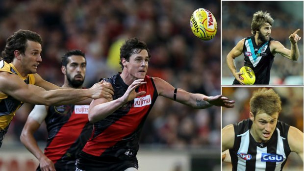 The positioning of Essendon's Jake Carlisle, Collingwood's Ben Reid and Port Adelaide's Justin Westhoff are important to their teams’ success.