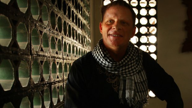 TV show host Wahyu Suparno Putro - formerly Dale Andrew Colins-Smith - at his mosque in Bekasi, a satellite city of Jakarta.