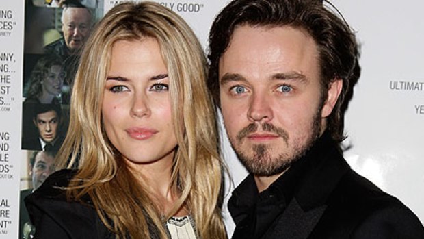 Matthew Newton with  Rachael Taylor.