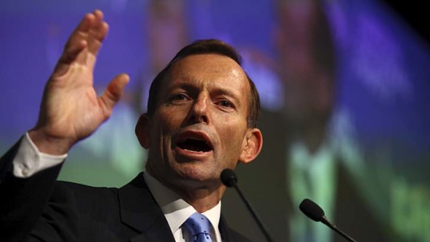 On a downward trajectory ...Tony Abbott's popularity.