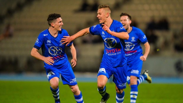 Making the case: South Melbourne are eager to earn their way back to the top league in Australia.