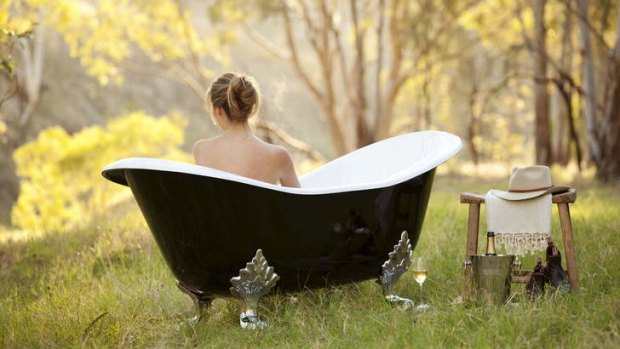 Bush bath at Kingsford Homestead.