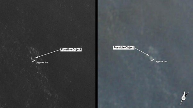 ASMA has released satelite images of the unidentified objects.