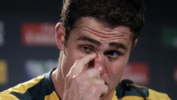 'Truly gutted' ... Australian captain James Horwill.