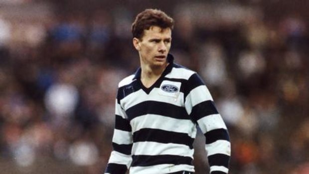Ken Hinkley, Geelong player, 1990.