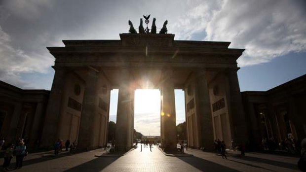 Reported target ... the Brandenburg Gate in Berlin.