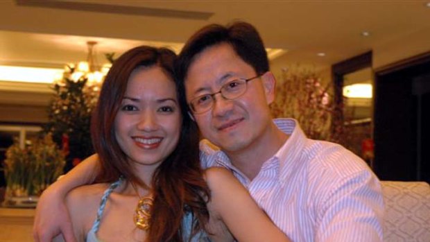 No contact ... Matthew Ng and his wife Niki Chow.