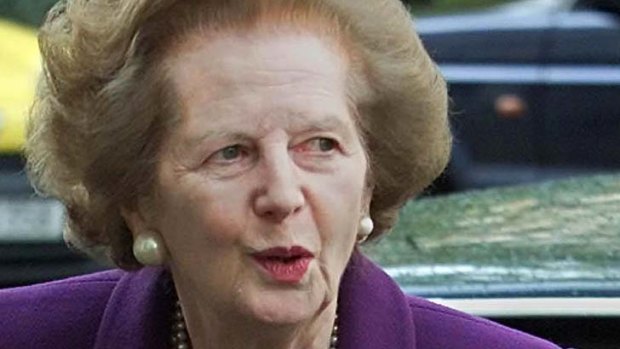 Out of touch: Baroness Margaret Thatcher.