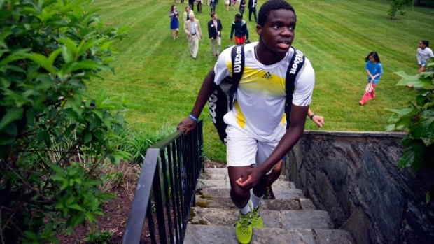 Tiafoe was a featured guest at a recent fundraising gala at the Swedish ambassador's residence in Washington DC.