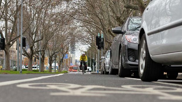 'St Kilda Road has the largest incident of car dooring in the state.'