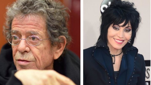 Lou Reed and Joan Jett are to be inducted into the Rock and Roll Hall of Fame.