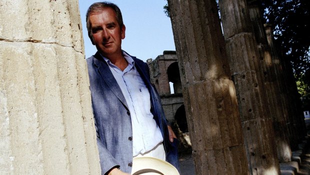 Robert Harris in Pompeii.