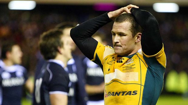 That'll be all ... Matt Giteau has been told he won't be going to the World Cup.