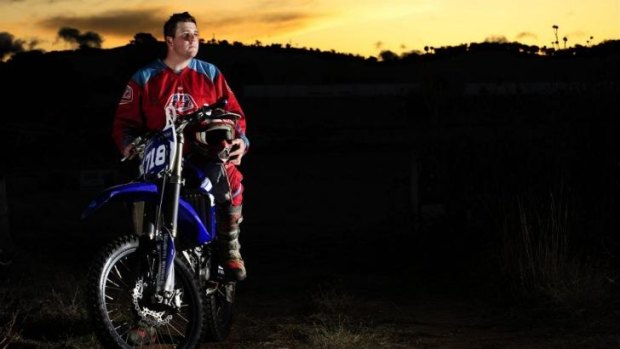 Canberra dirt bike racer Ian Hamilton.