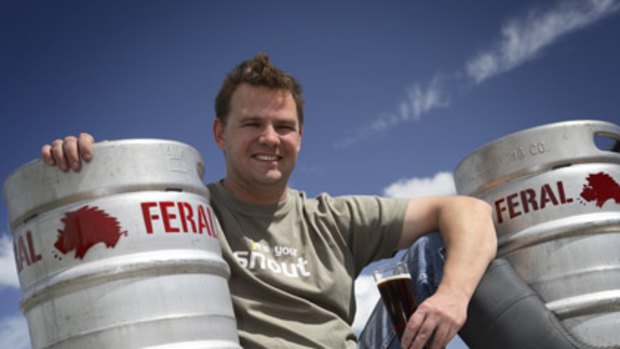 Chief judge Brendan Varis kicks back with a cold ale.