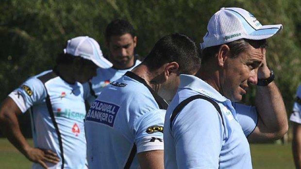 "It's not good enough to be known as a competitive team that doesn't get flogged" ... Cronulla coach Shane Flanagan.