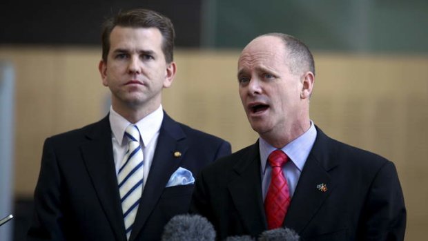Premier Campbell Newman and Attorney-General Jarrod Bleijie are blamed for orchestrating the anti-bikie laws in Queensland.