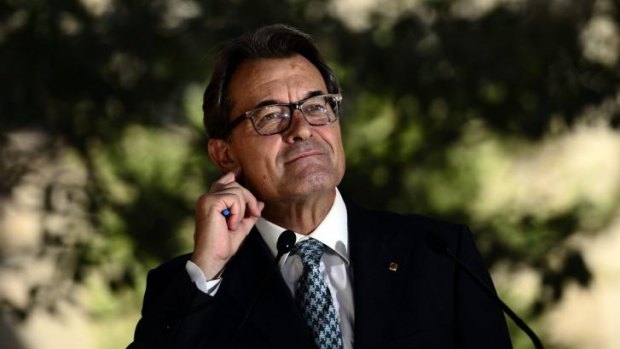 Catalonia's regional leader, Artur Mas, has launched his campaign for independence.