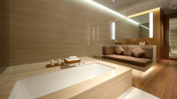 Cathay Pacific's luxury cabanas in Hong Kong.