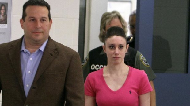 Free ... Casey Anthony leaves prison in July last year.