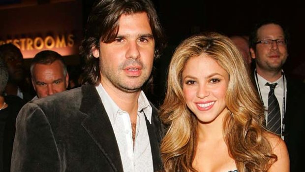 Split . . . Shakira's eleven-year relationship with Antonio de la Rua comes to an end.