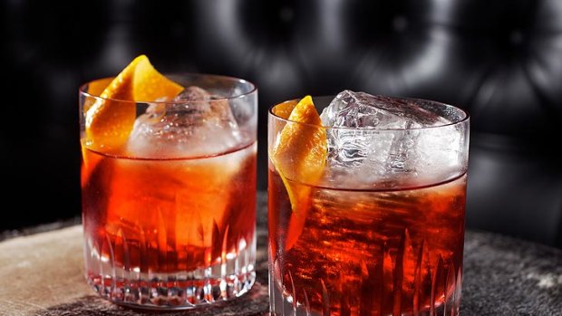 The negroni is both savoury and sweet and with a nice lick of bitterness.