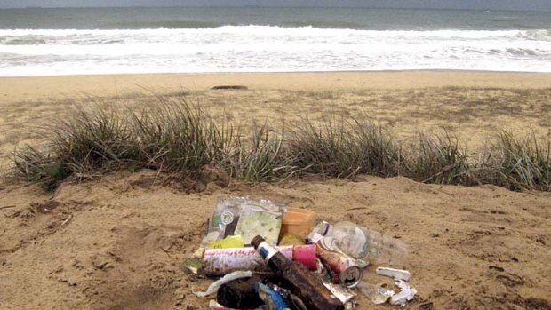 Beach rubbish: Some Queenslanders just aren't prepared to respect our natural treasures.