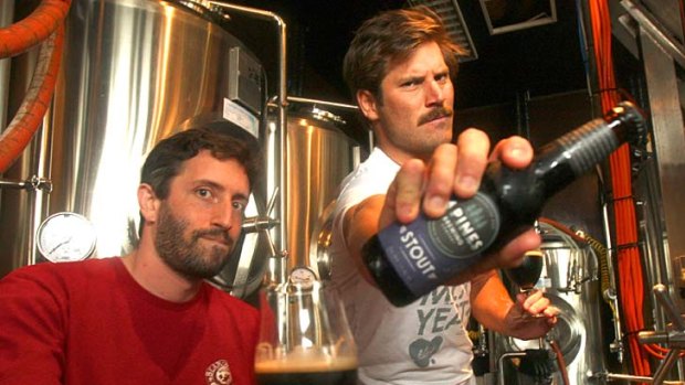 The first beer developed for space by Jaron Mitchell and Jason Hold.