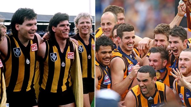 The Hawks of 1986 and the similarly triumphant 2015 version.
