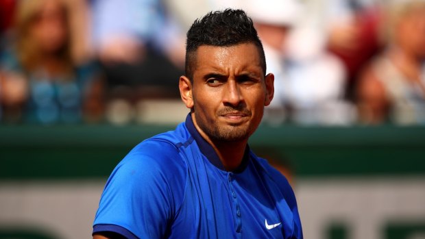 Nick Kyrgios was booed during his loss to Richard Gasquet at Roland Garros, and later fined for swearing.