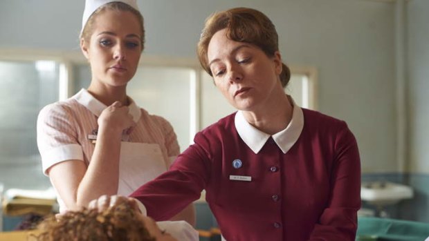 Ratings success ... Jessia Marais and Mandy McElhinney star in Nine's <i>Love Child</i>.