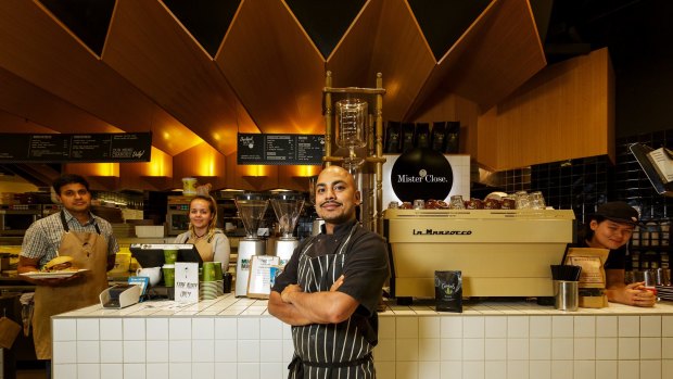 Mister Close head chef Gurmeet Baljaut (centre): "the same menu every day is boring".