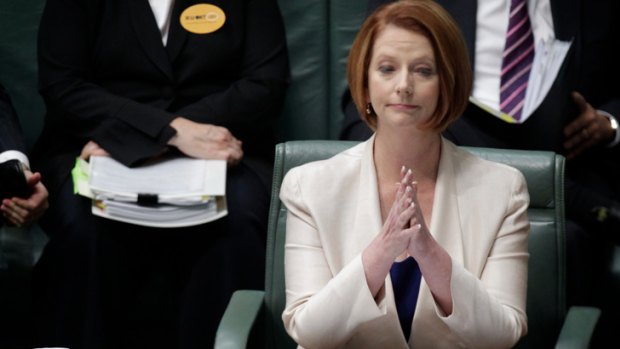 'Difficult days' ... Julia Gillard.