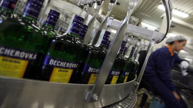 Jan Becher, the traditional maker of Becherovka liquor prepares for a two-day shut down.