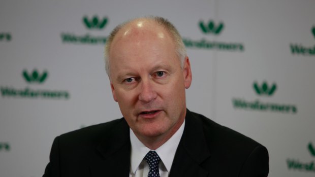 Wesfarmers shares are down over 1 per cent today. 
