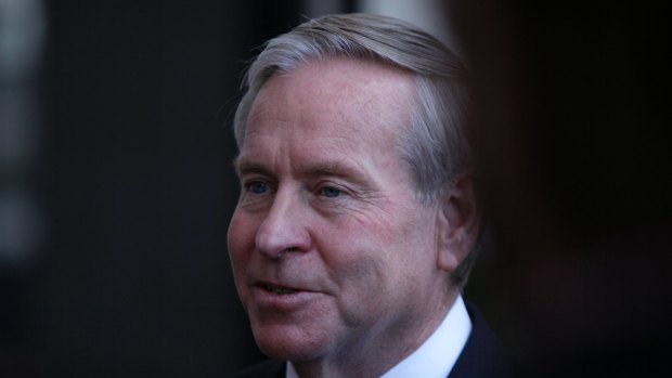 Colin Barnett was heckled by protesters at a Western Power rally in Perth.