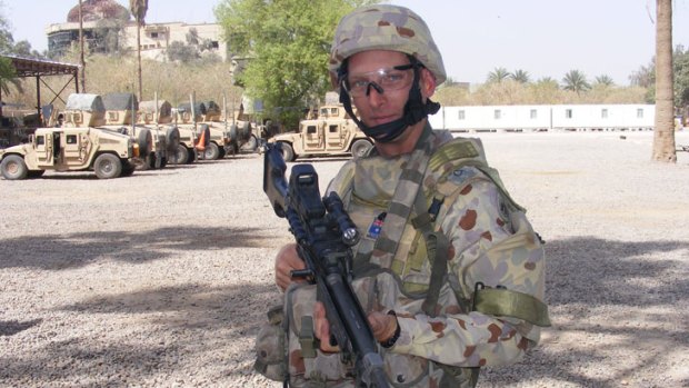 Iraq veteran Scott Gardiner.