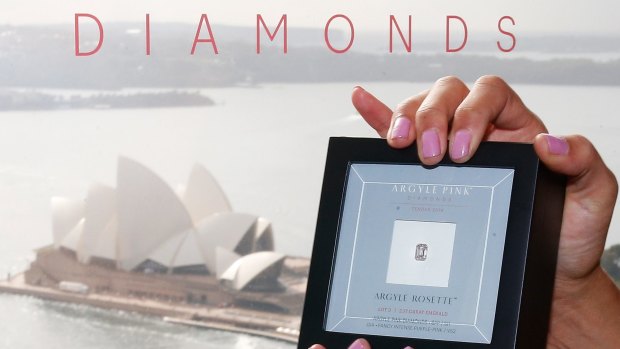 During volatile financial times there's a flight to the rarity of diamonds, Argyle Pink Diamond manager Josephine Johnson says.