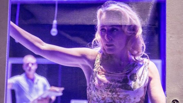 Perfect: Blanche DuBois (Gillian Anderson) in The Young Vic Theatre's <i>A Streetcar Named Desire</i>.