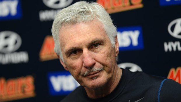 Clock watcher: Mick Malthouse says it's time.