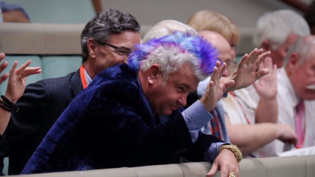  Geelong mayor Darryn Lyons during question time at Parliament House in Canberra on Wednesday 18 March 2015. Photo: Andrew Meares