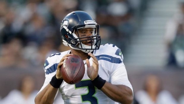 Seattle play manager Russell Wilson.