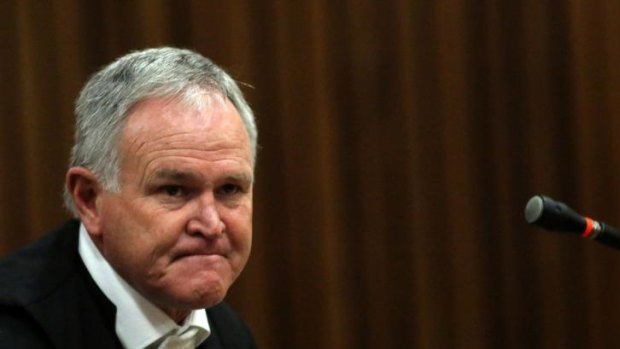 Defence lawyer Barry Roux during the trial.