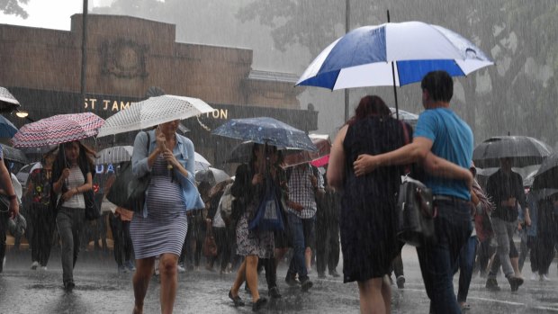 Rain, rain and more rain: Sydney in for another wet weekend.