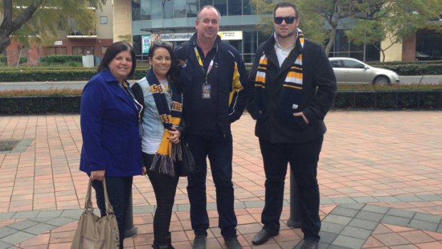 Nadia Lovelle and her family made sure they were in Subiaco early.