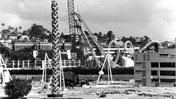 Paradigm on site at Expo 88.