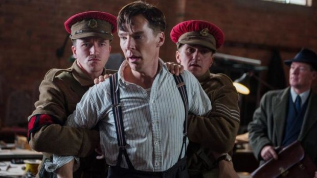 In the spotlight: Benedict Cumberbatch is an early Oscar favourite for his portrayal of codebreaker Alan Turing in the WWII drama <i>The Imitation Game</i>.