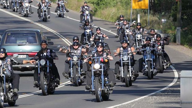 Police a cracking down on 'outlaw' motorcycle gangs.