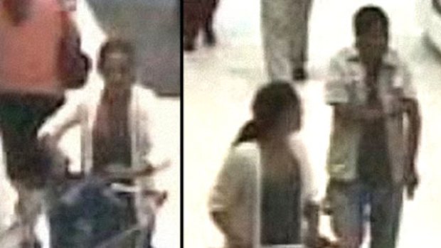 Police released this CCTV footage of two people believed to be involved in a theft at a Success shopping centre.